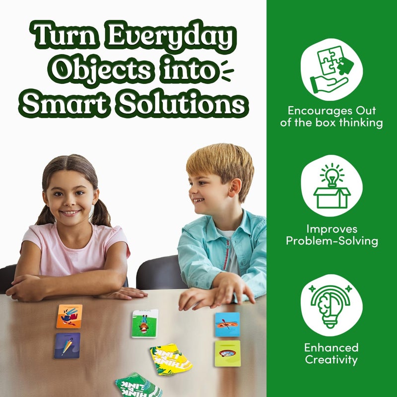 Trunk Works Think A Link Travel Card Game by TrunkWorks | Family Friendly | for Ages 5 and Above | Develops Creative Thinking, Problem Solving, Logic and Reasoning - Image 5