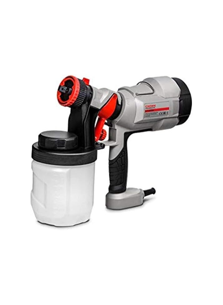 CROWN Electric Paint Spray Gun 400W with 3 Nozzles (2.0 / 2.5 / 3.0 mm) – Model CT31013