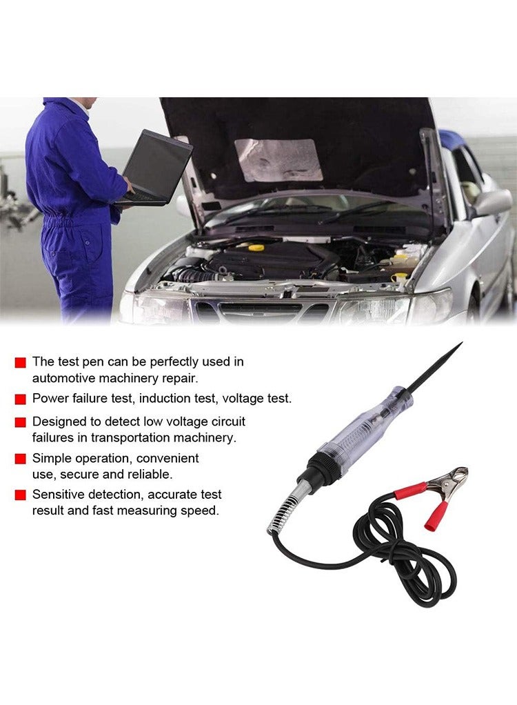 MR.SMART Mr Smart Automotive Circuit Tester, Low Voltage Test Pen with Alligator Clips, Power Failure and Induction Testing - Image 3