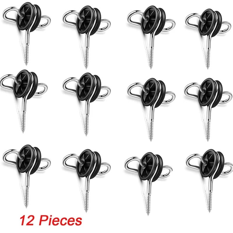 Electric Fence Insulator 12Pcs Gate Handle Anchor for Farm Animal Wire - Image 4