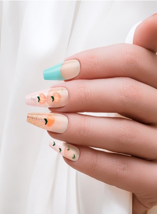 KISS False Nails Kit, Gel Fantasy Allure Ready to Wear Gel & Sculpted Nails, Stick and Glue Included, X-Long Length, Coffin Shape with Color Changing Accent, Long-Lasting Hottest Trend Glue on Nails - Image 2