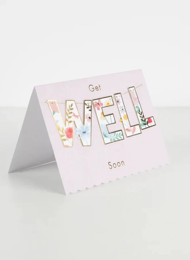 Meri Meri Get Well Soon Garland Card