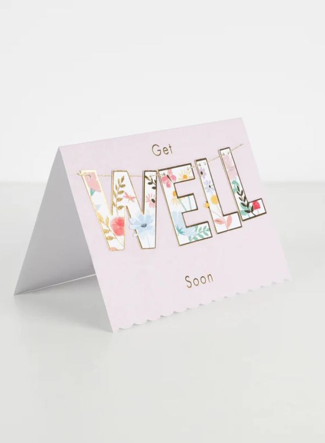 Meri Meri Get Well Soon Garland Card - Image 1