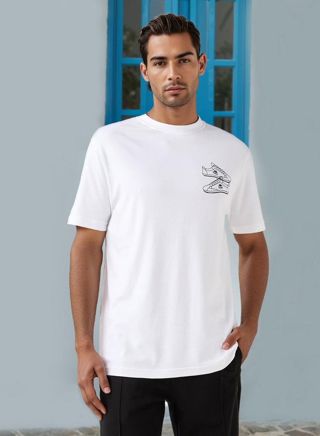 Kappa Relaxed Fit Logo Print Crew Neck T-shirt - Image 3