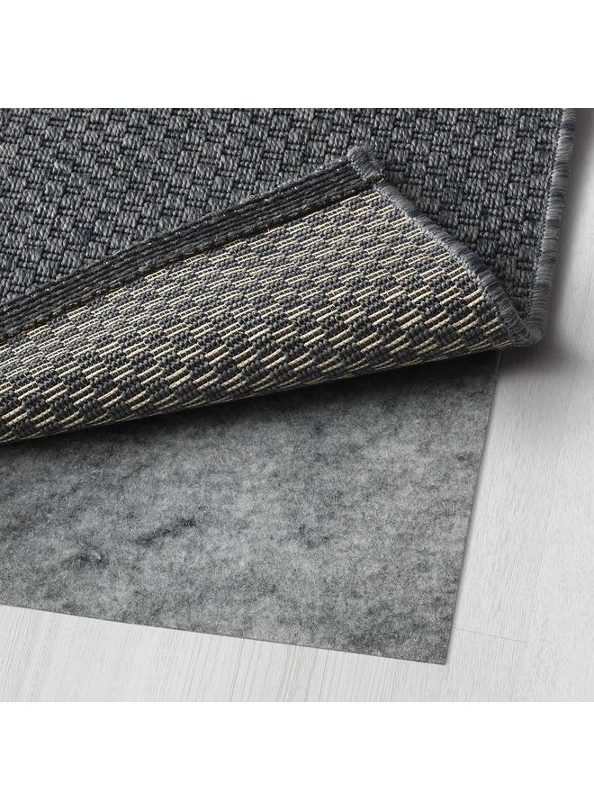 Zaboon Rug flatwoven, in/outdoor, dark grey, 160x230 cm - Image 4