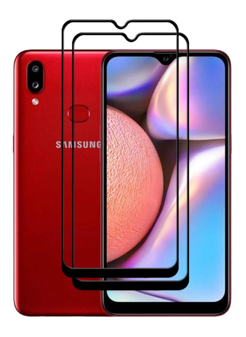 ACLIX 2 Pieces Antistatic ESD Dustproof Premium Quality High Definition Tempered Glass Screen Protector Designed For Samsung Galaxy A10s - Image 1