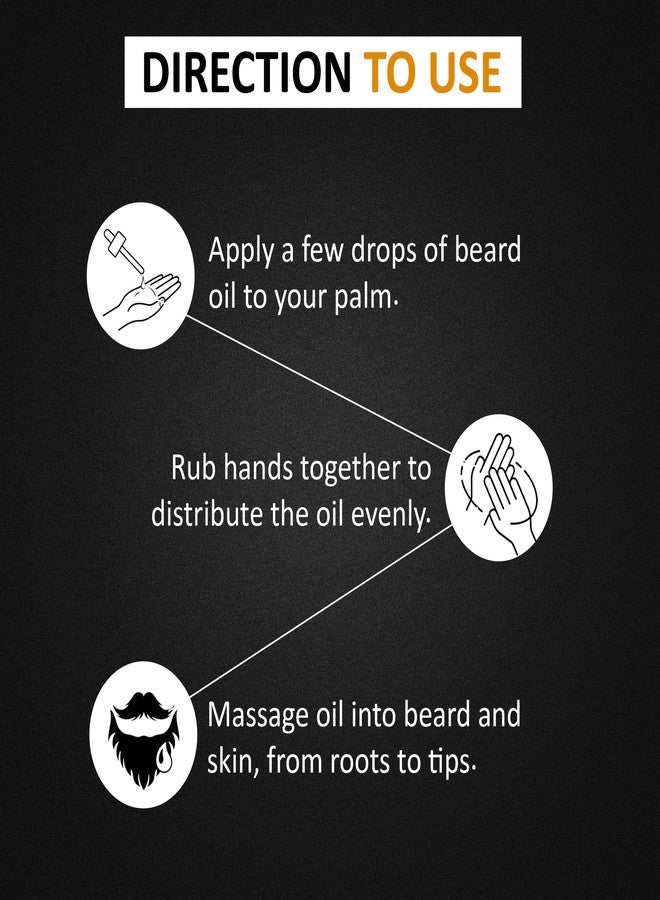 7 Days 7DAYSNATURAL Advanced Beard & Hair Oil | Natural Formula for Thicker, Fuller & Stronger Beard, Men | 30ml - Image 3