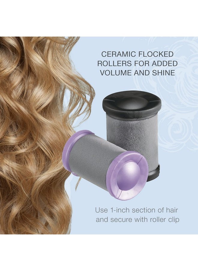CONAIR Conair Hot Rollers Hair Curlers for Long, Medium and All Hair | Heated Rollers with Hair Roller Clips Included | 1 1/2-inch and 1 3/4 inch Rollers | Amazon Exclusive  - Image 4