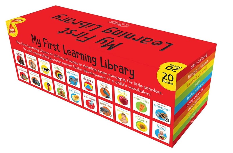 مجموعة مكتبة التعلم الأولى: مجموعة هدايا من 20 كتاب لوحي للأطفال (تصميم أفقي) من دار وندر هاوس للنشر - Image 4