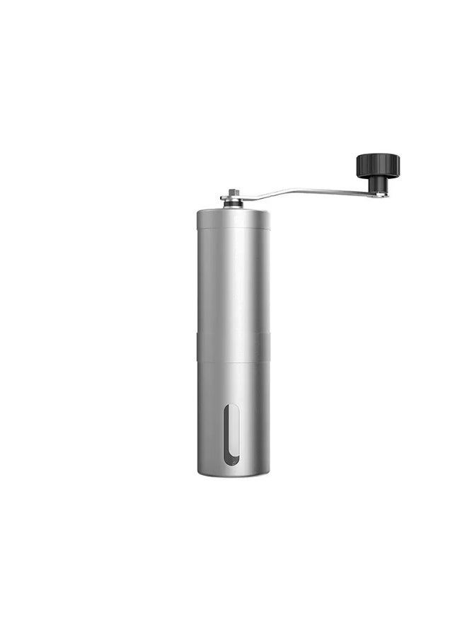 Premium Manual Coffee Bean Grinder - Silver Edition - Portable & Easy-Use Fresh Coffee Grinding  - Image 5