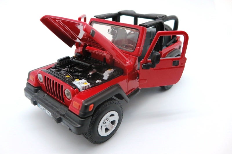 Siku 4870 Jeep Wrangler OffRoad Vehicle 132 MetalPlastic Red Ackermann Steering - Image 2