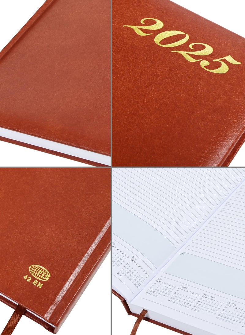 FIS FIS Diary 2025 (English) Brown, A4 - FSDI42EN25BR  - Image 3