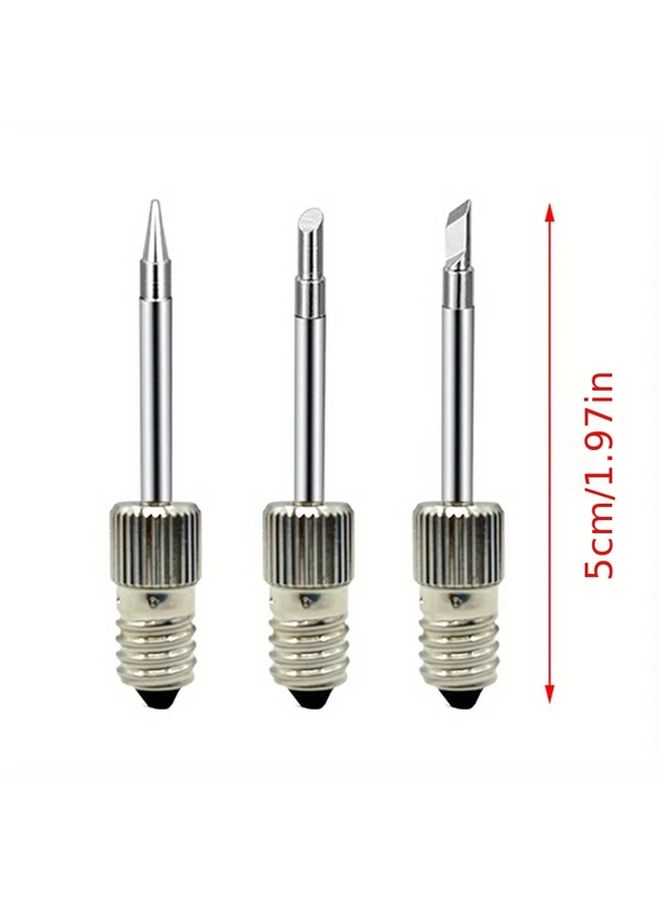 TB Tip Type Threaded Metal Replacement Tips For E10 Interface USB Soldering Iron - Image 2