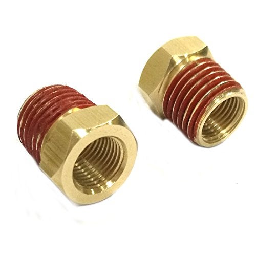 TIZZE 1/8 Inch Inch Female BSP to 1/4 Inch Inch Male NPT, Connector Fitting Conversion Adapter for Airbrush Hose and Airbrushing Compressor (2PCS) - Image 3