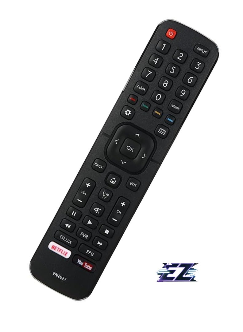 ELTRAZONE Hisense TV Remote Control EN2B27 - Replacement for Hisense 32K3110W, 40K3110PW, 50K3110PW, 40K321UW, 50K321UW, 55K321UW - Image 2