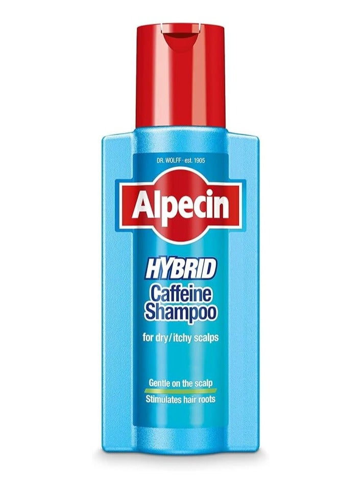 Alpecin Alpecin Hybrid Shampoo 250ml | Natural Hair Growth Shampoo for Sensitive and Dry Scalps | Energizer for Strong Hair | Hair Care for Men Made in Germany - Image 1