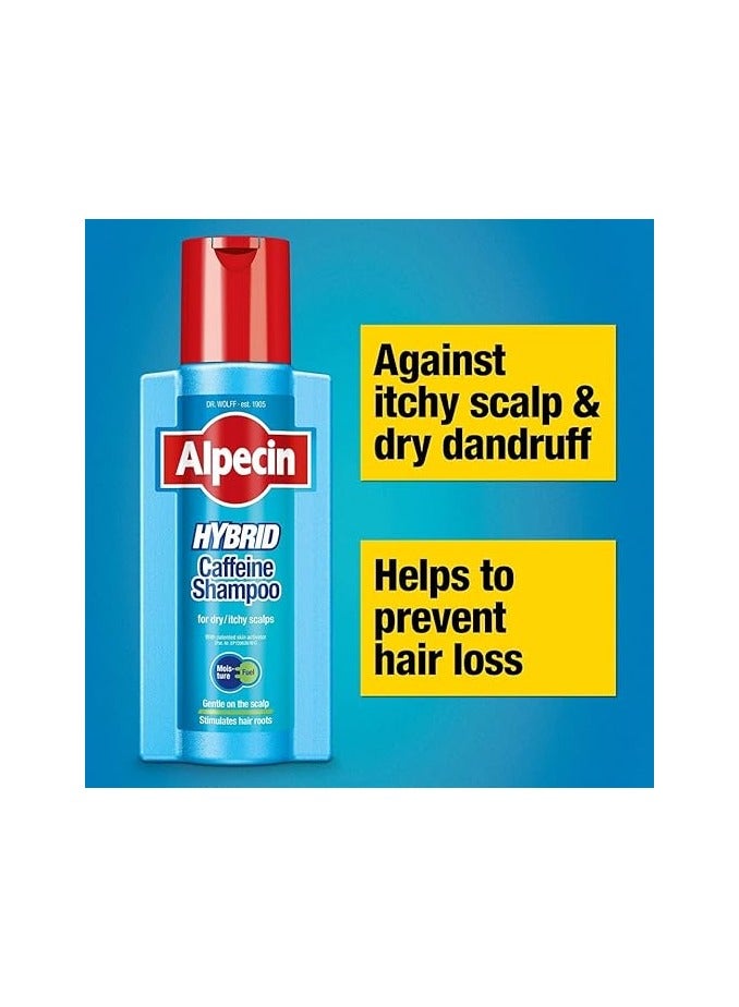 Alpecin Alpecin Hybrid Shampoo 250ml | Natural Hair Growth Shampoo for Sensitive and Dry Scalps | Energizer for Strong Hair | Hair Care for Men Made in Germany - Image 3