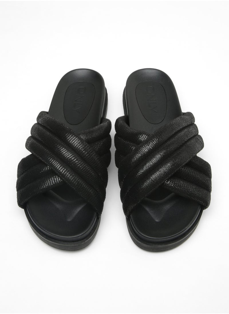 ONLY - Cross Strap Sandals - Image 1
