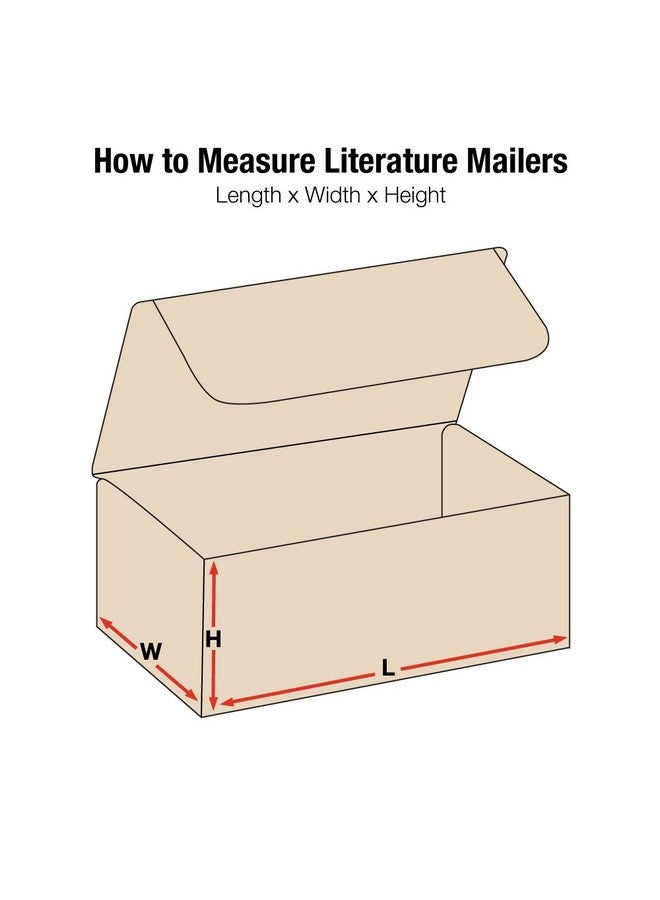 Aviditi Brown Kraft Literature Mailing Boxes, 12 1/8 X 9 1/4 X 4 Inches, Pack Of 50, Crush-Proof, For Shipping, Mailing And Storing - Image 2