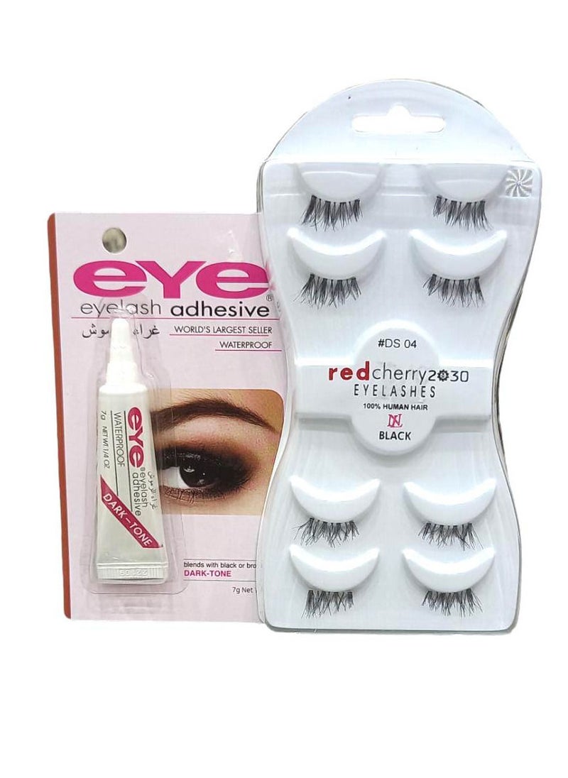 Red Cherry - Red Cherry Eyelashes Tip DS 04 With Black Glue - Image 1