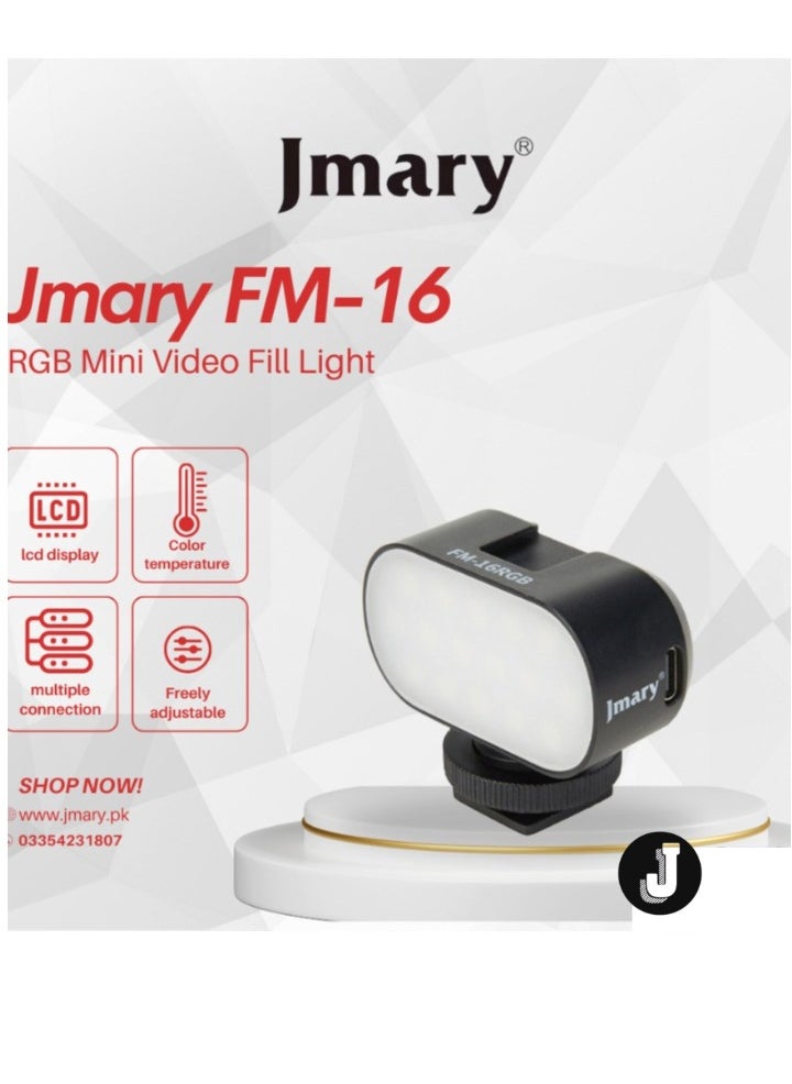 JAJEEK RGB Mini Video Fill Light – Compact, Adjustable RGB Lighting for Photography, Vlogging, and Creative Content Creation  - Image 2