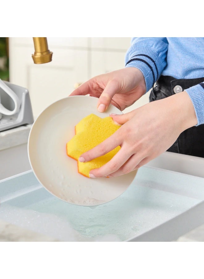 minky Non-Scratch Flower Scourers 2 Pack - Image 2