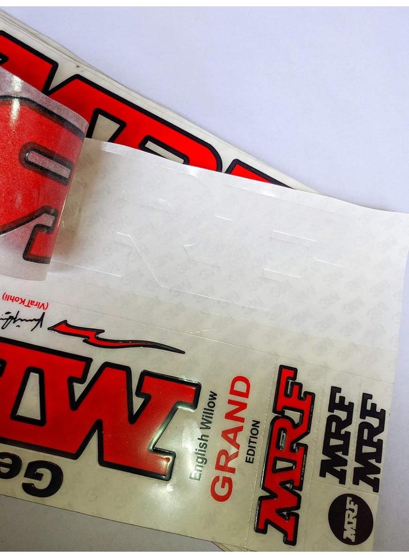 Wrecking Machine MRF 2020 3D Embossed VIRAT KOHLI VK18 Edition Model Cricket Bat Sticker Full Set - Image 3