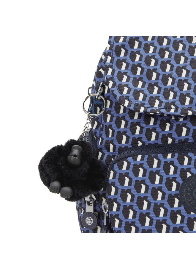 kipling City Zip Mini 3D K Blue Small Backpack  - Image 5
