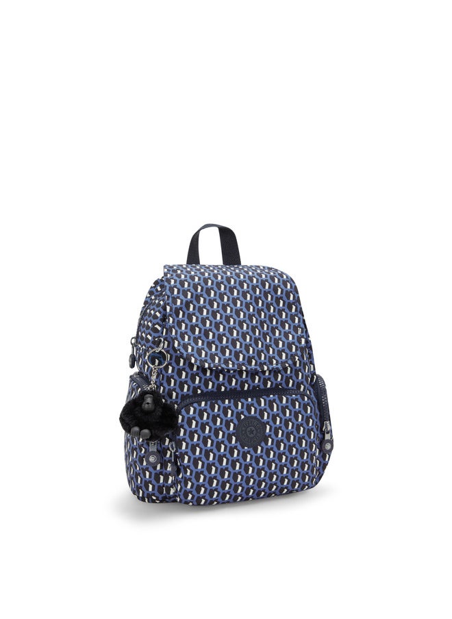 kipling City Zip Mini 3D K Blue Small Backpack  - Image 4