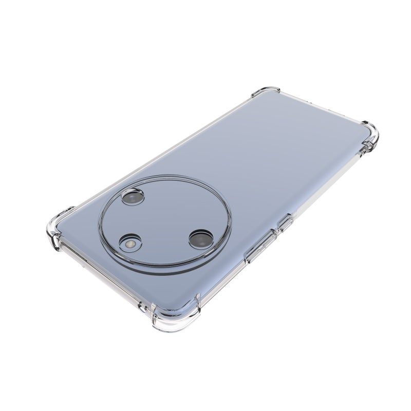 HuHa Case Cover For Honor X50 Shockproof Non-slip Thickening TPU Phone Case(Transparent) - Image 4