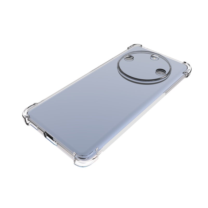 HuHa Case Cover For Honor X50 Shockproof Non-slip Thickening TPU Phone Case(Transparent) - Image 5