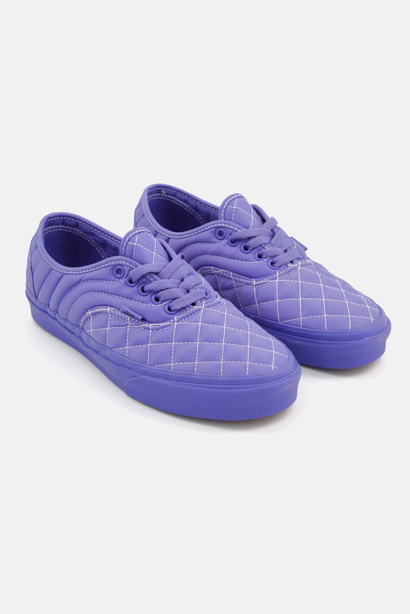 VANS أحذية كاجوال للرجال بتصميم مزخرف مع أربطة، زرقاء - Image 1