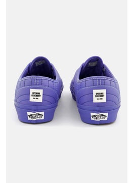 VANS Men Authentic Quilted Lace Up Closure Casual Shoes, Blue  - Image 3