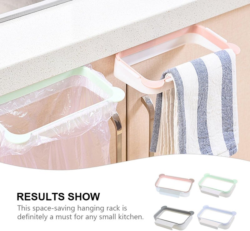 4pcs Panda Design Over-the-door Kitchen Rack Non-punching Hanging Holder Space-saving Kitchen Storage Organizer for Cabinets and Cupboards Random Color - Image 3