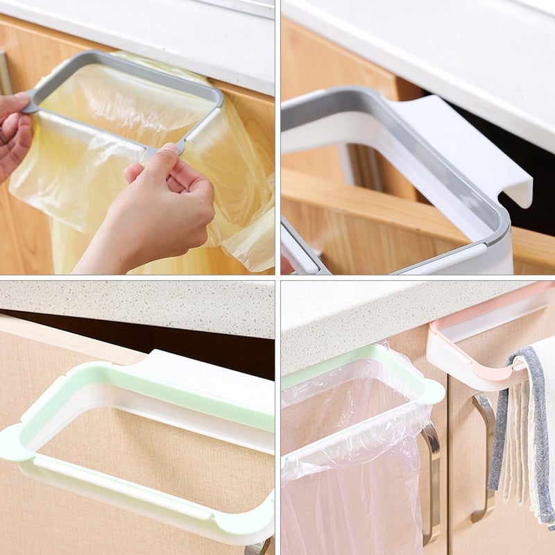 4pcs Panda Design Over-the-door Kitchen Rack Non-punching Hanging Holder Space-saving Kitchen Storage Organizer for Cabinets and Cupboards Random Color - Image 5