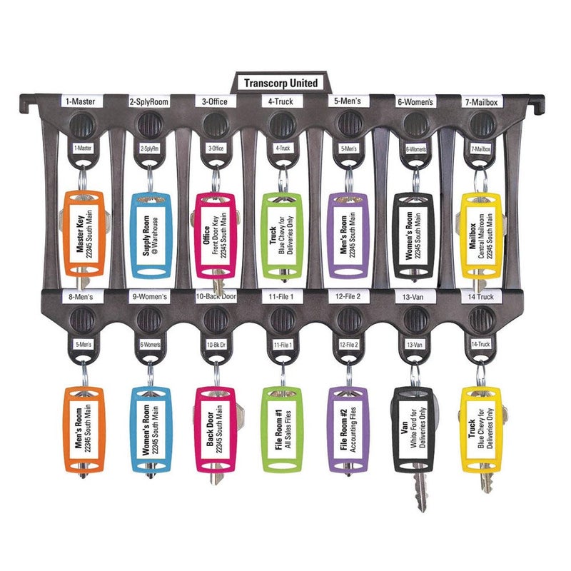 Lucky Line File-A-Key, Letter Size, 14 Units - Image 1