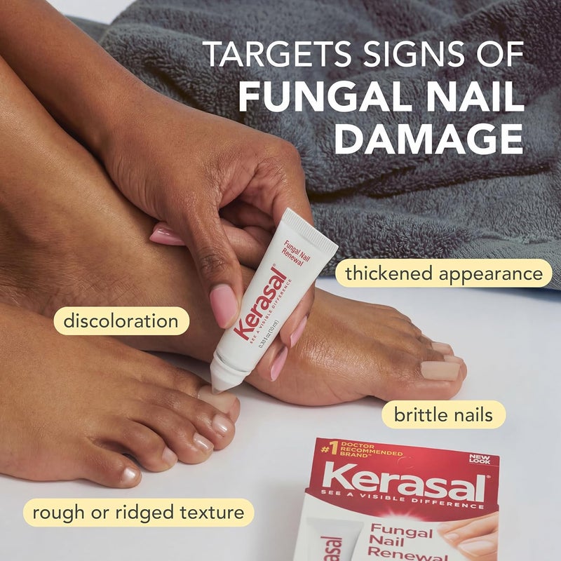 Kerasal Fungal Nail Renewal, Restores Appearance of Discolored or Damaged Nails, 0.33 fl oz - Image 3