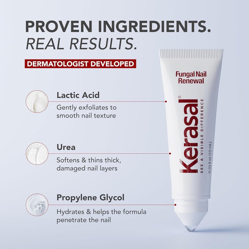 Kerasal Fungal Nail Renewal, Restores Appearance of Discolored or Damaged Nails, 0.33 fl oz - Image 4