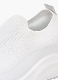 Kappa Men's Textured Slip-On Sports Shoes with Pull Tabs  - Image 4