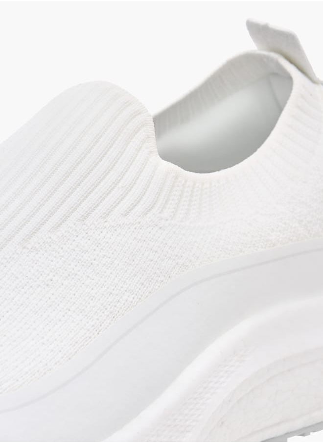 Kappa Men's Textured Slip-On Sports Shoes with Pull Tabs  - Image 4