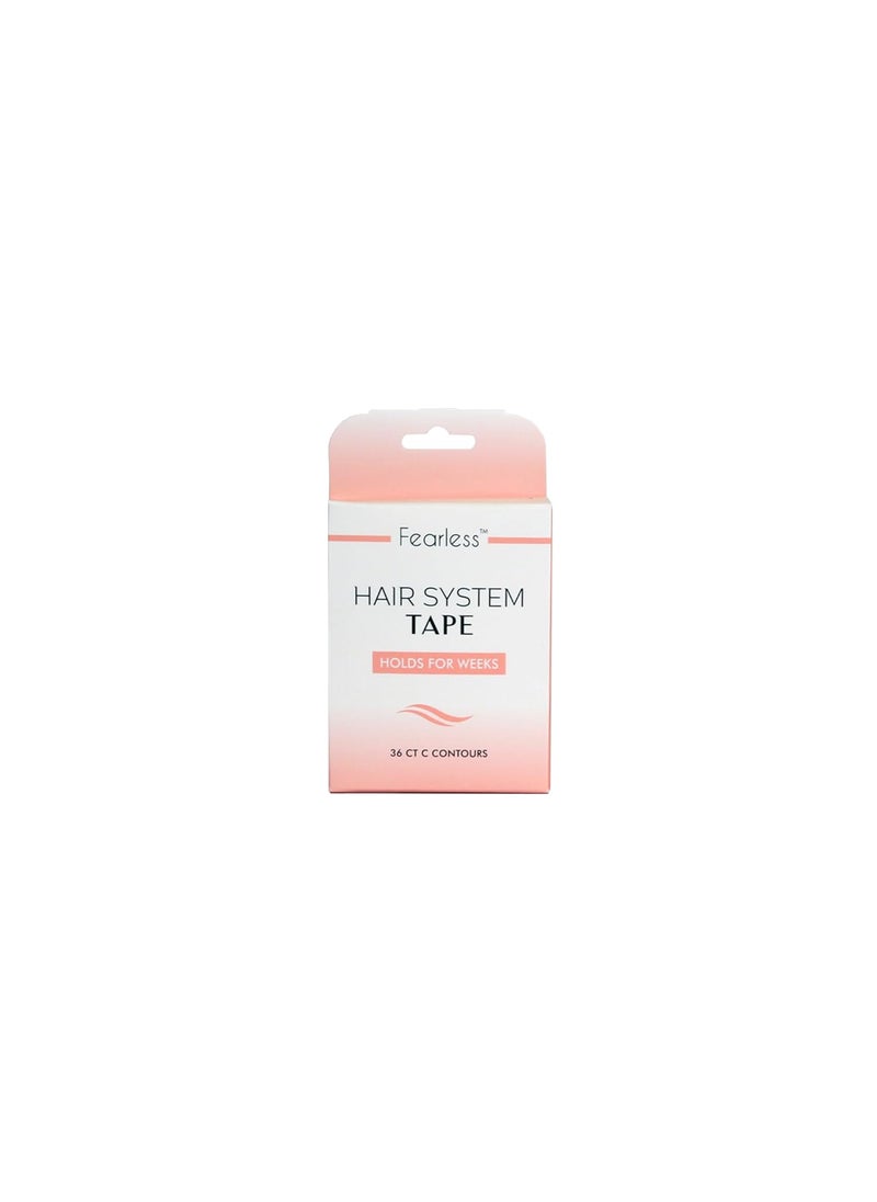 Fearless Tape Fearless Tape Hair System Double Sided Tape | 36 Count C Countours (Week) 