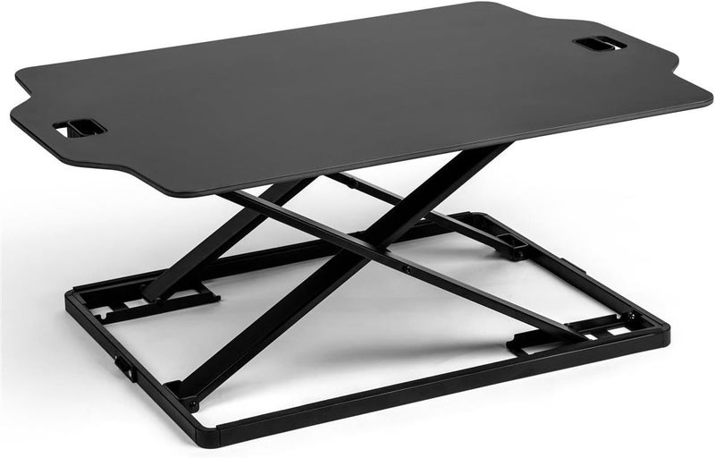 Displays2go Displays2go Sit Stand Workstations for Desktop with Height Adjustable Design  Black FDSD06SSBK  - Image 1