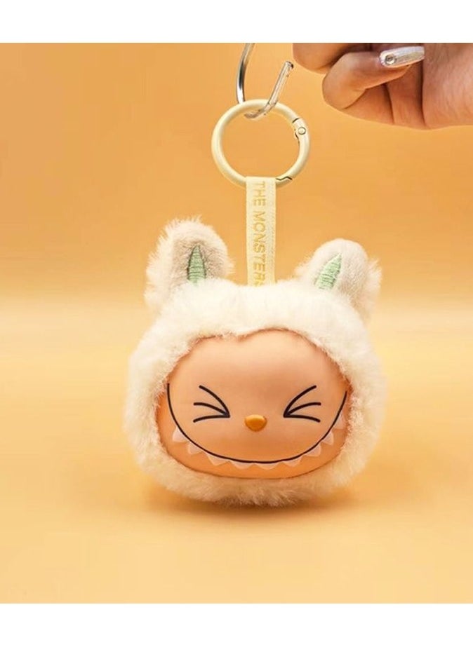 LABUBU Labubu Cute Keychain Cool Pendant Accessories Cute Keychain Backpack Car Pendant 