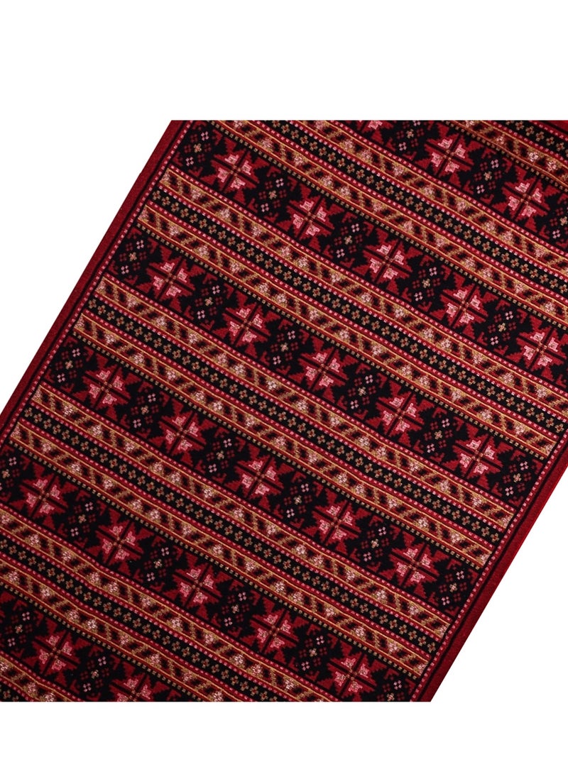 BiggHome Area Rug 120x180cm, Made in Turkey, Indoor Area Rug, Carpet for Home, Machine Washable, Durable, Ethnic-Inspired Pattern for Living Room - SA25BA - Image 3