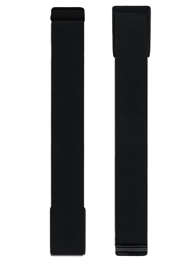 CATANES Nylon Sport Band for Whoop 4.0 Breathable Adjustable Wristband, Water Resistant Replacement Strap, Soft, Comfort, Durability, Easy to Use - Black - Image 2