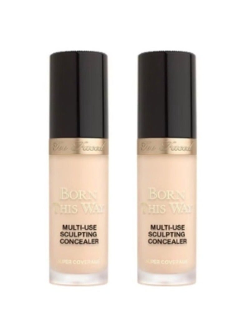Too Faced 2-Piece Born This Way Super Coverage Concealer Almond - Image 1