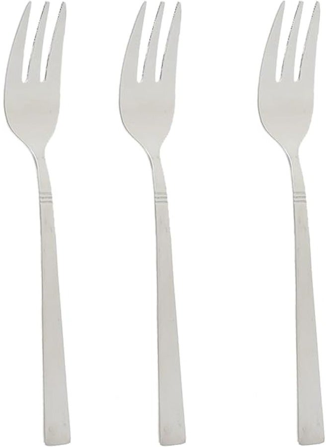 Zinnia Milano Mirror Sweet Fork 3-Piece Set - Image 1