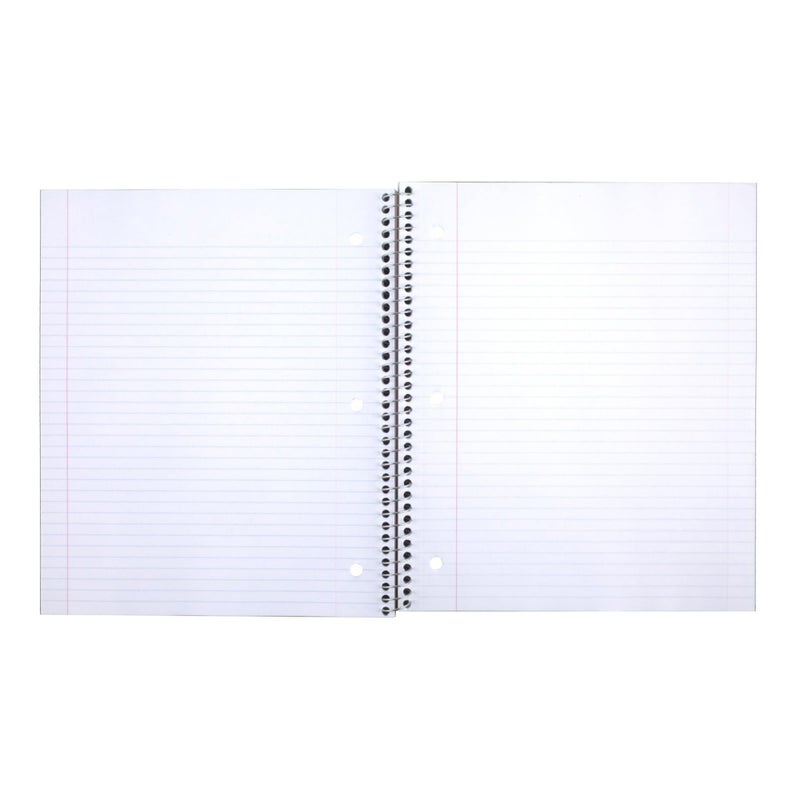 Five Star Spiral Notebook Plus Study App, 1 Subject, College Ruled Paper, 100 Sheets, 8-1/2" x 11", Fire Red (72053) - Image 4