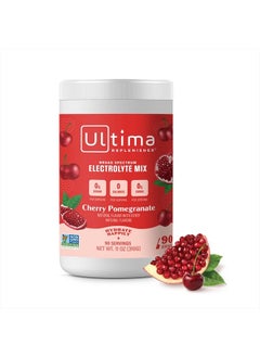 Ultima Replenisher Daily Electrolyte Drink Mix – Cherry Pomegranate, 90 Servings – Hydration Powder with 6 Electrolytes & Minerals – Keto Friendly, Vegan, Non- GMO & Sugar-Free Electrolyte Powder  - Image 1