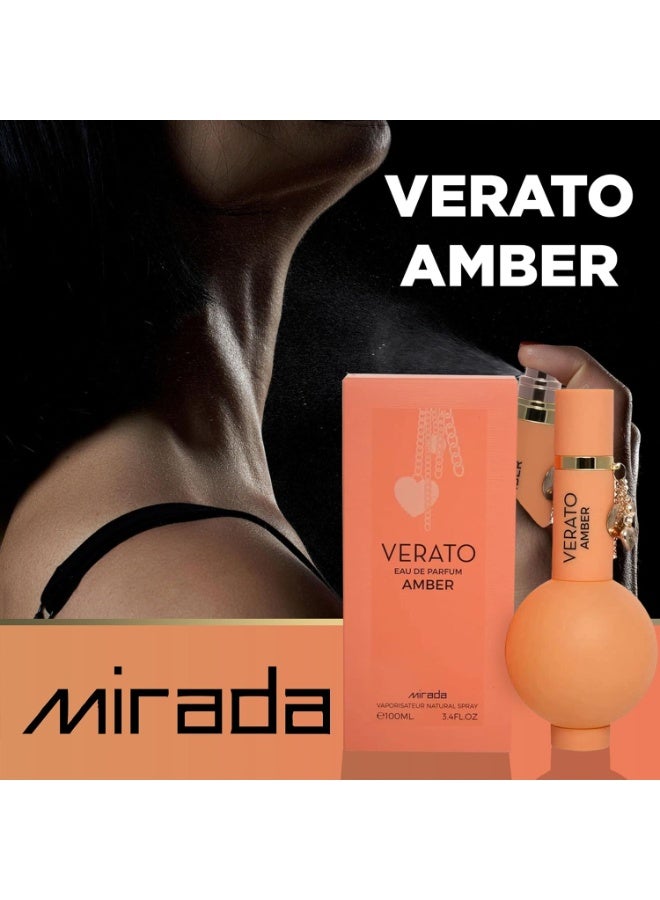 Mirada Verato Amber For Women EDP 100ml - Image 4
